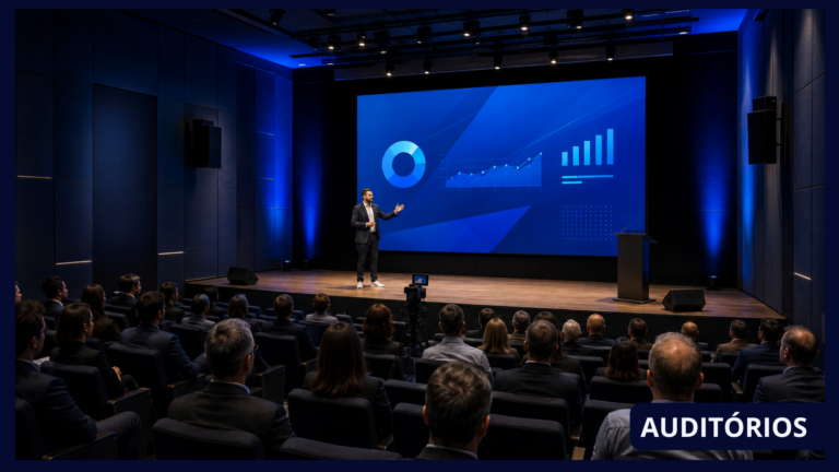 Sistema audiovisual para auditórios